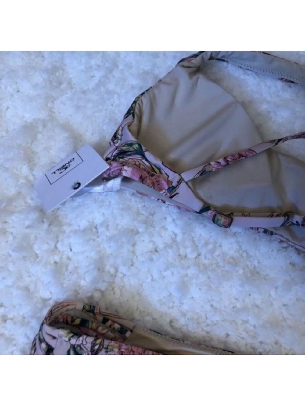 Roxy Pink Floral Bikini Set - Picture 5 of 6